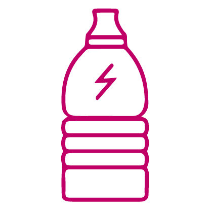 Icono de bebida energizante