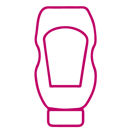 icono de una empaque de aderezo