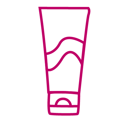 icono de una crema humectante