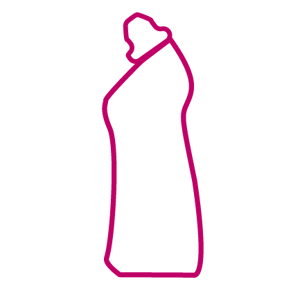 Icono de un envase de jabón o detergente